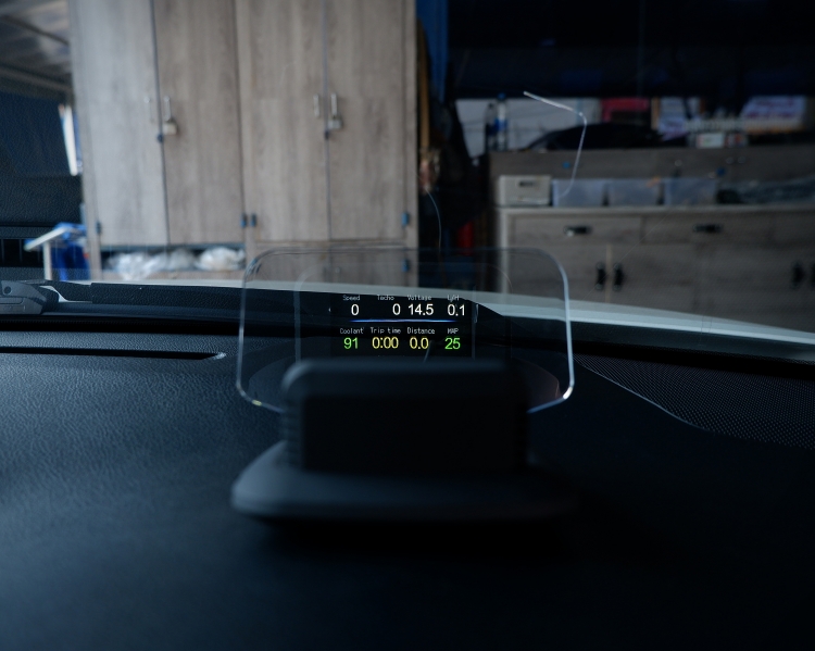 ชุดแต่ง Smart Meter บอกค่าต่างแบบสะท้อนกระจก Almera 2020