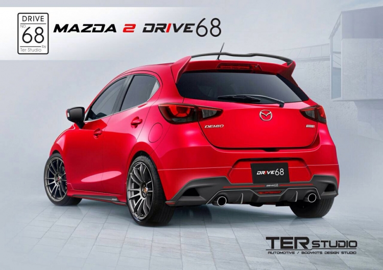 ชุดแต่ง ชุดแต่ง Mazda2 2015-2019 Drive68 Plus 4และ5ประตู