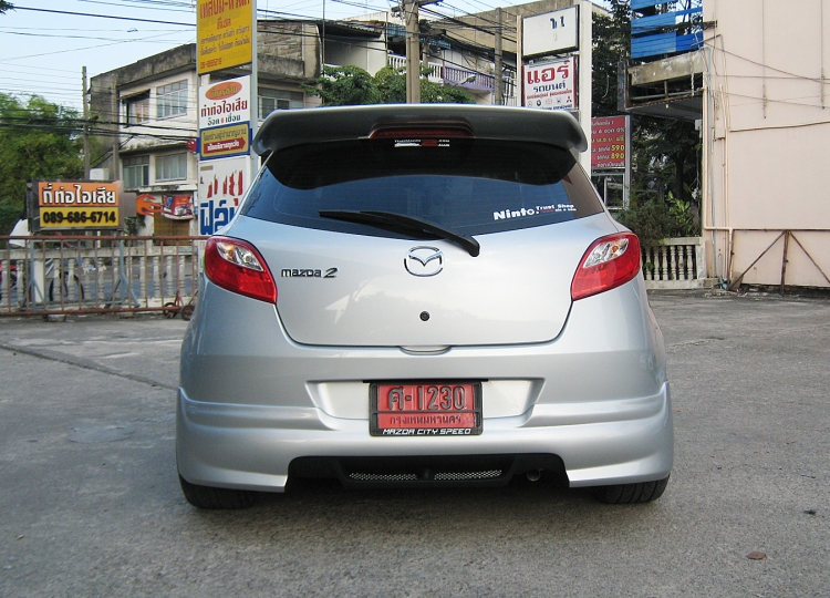 ชุดแต่ง ชุดแต่ง Mazda2 2009-2013 5ประตู สปอยเลอร์ NTS1