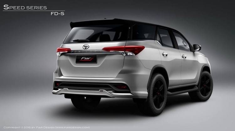 ชุดแต่ง ชุดแต่ง Fortuner 2015-2020 TRD รุ่น FD-S ตัดเงินซิลเวอร์