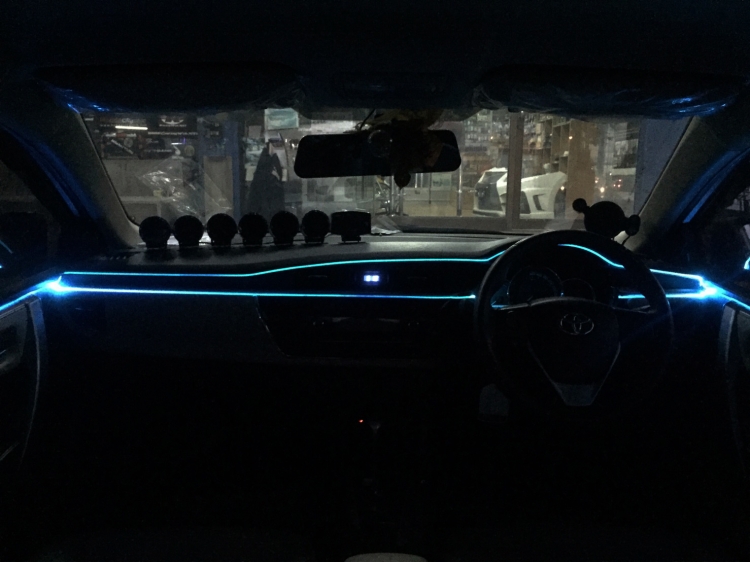 ชุดแต่ง Ambient Light ไฟแต่งในห้องโดยสาร Vios2007-2012