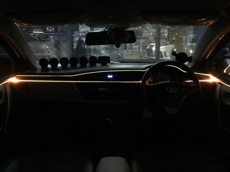 ชุดแต่ง Ambient Light ไฟแต่งในห้องโดยสาร Mazda2 2009-2013