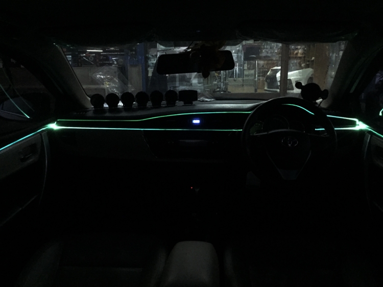 ชุดแต่ง Ambient Light ไฟแต่งในห้องโดยสาร Mazda2 2015-2019