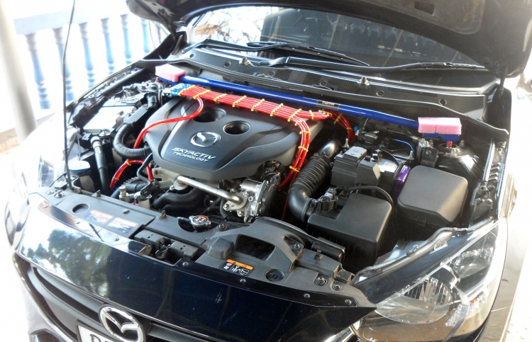 ชุดแต่ง ชุดสายGround Wire+กล่องVolt Mazda2 2020